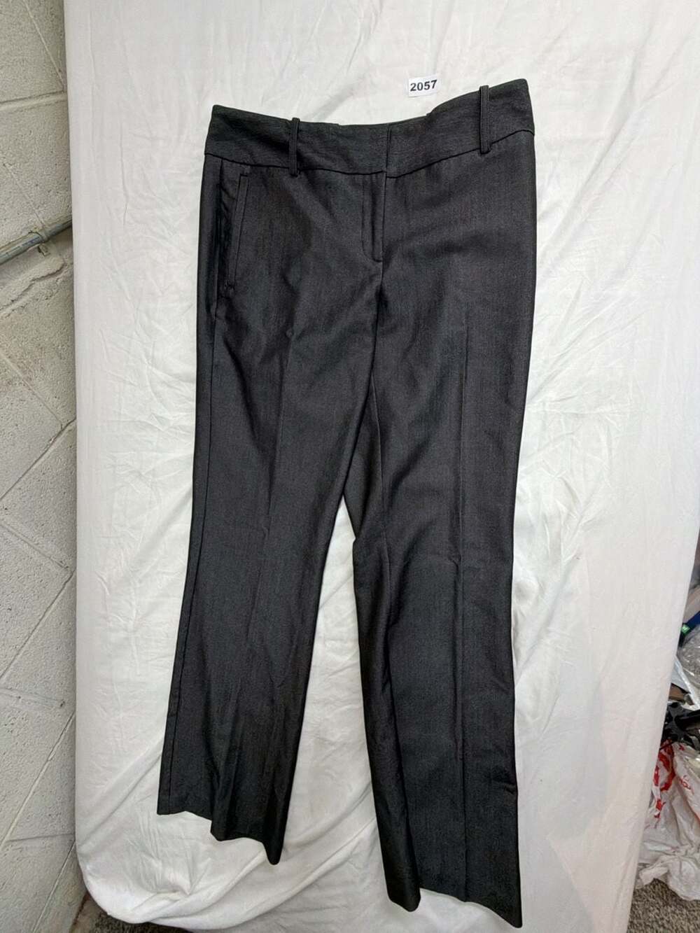 Worthington Modern Fit Pants Size 8T Gray Stretch Dress Pants